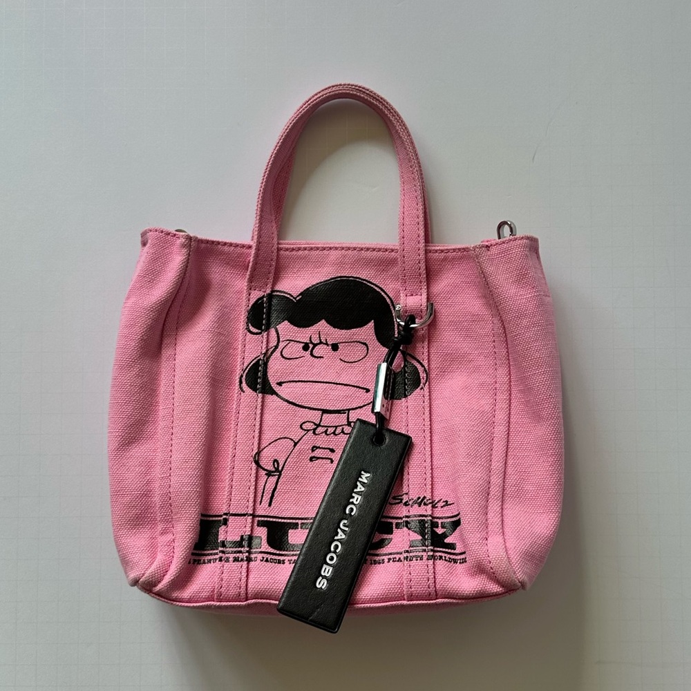 Marc Jacobs Pink Tote Collection with Black Accents